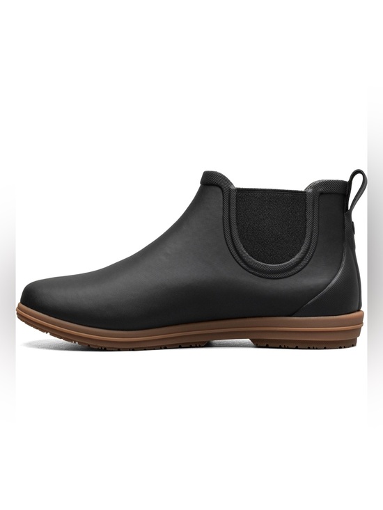 Bogs Shoes - Bogs Women’s Sweetpea II Chelsea Waterproof Rain Boots Black Ankle Booties 8